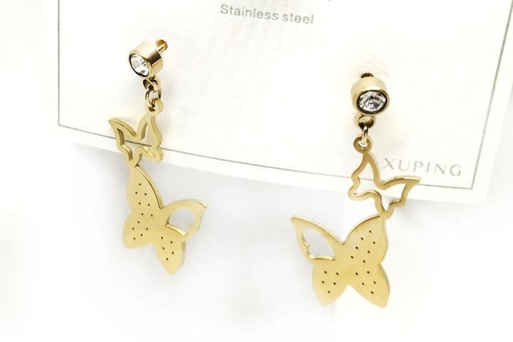 Серьги женские трендовые Бабочки Киев - изображение 1