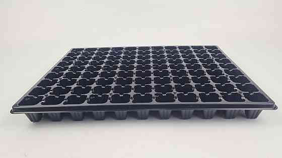 Касета для розсади 43,5*32,5*4 пластикова на 99 V-ячеек-30 см3 (черка35 мм*35 мм*40 мм конус) (1 шт.) Харків