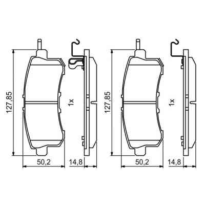 Гальмівні колодки Bosch 0986494778 Вінниця