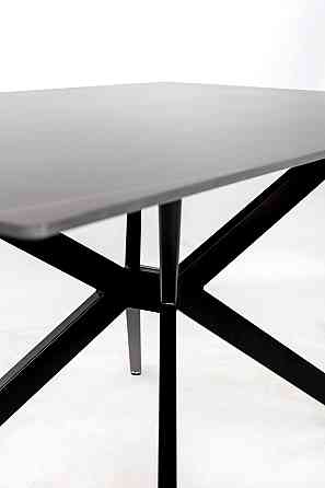 Стіл Грінвіч XS-1346, (160*90), чорний/мармур Київ