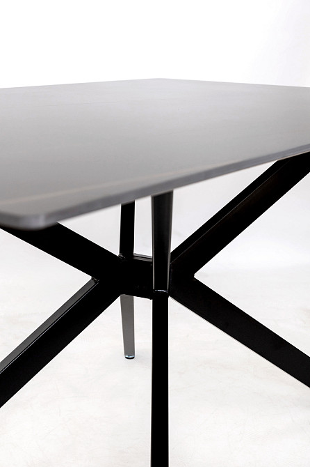 Стіл Грінвіч XS-1346, (160*90), чорний/мармур Київ - фото 4