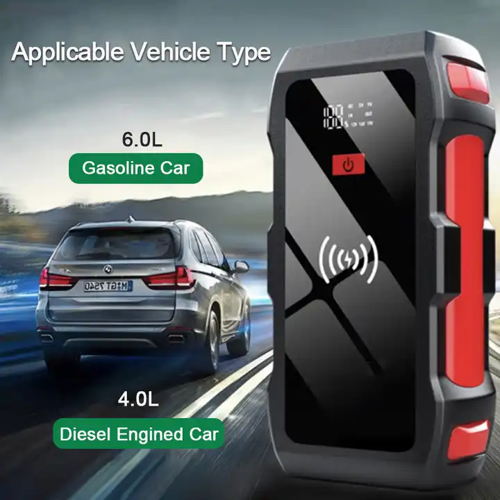 Бустер для авто S600, пусковий зарядний пристрій 12000 mah Київ - фото 5