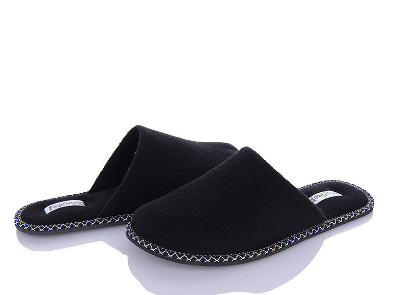 Хатні капці чоловічі PaGo повсть закриті чорні 42 Одеса - фото 2