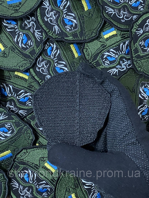 Шеврон черный кот (Форма контурная. На липучке) Размер 8x8см Киев - изображение 7