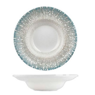 Тарілка By Bone серія "Vista" для пасти з піднятим бортом 25 см (VIS-ZT-25-CK) Вінниця - фото 1