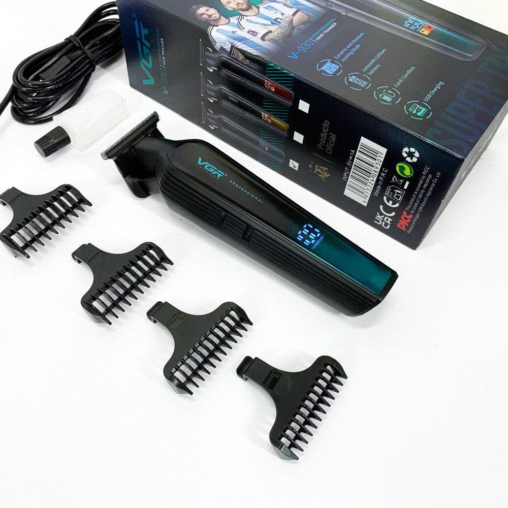 Практична машинка для стрижки волосся VGR V-930, Електромашинка для стрижки Набір машинок NP-39 Львів - фото 7