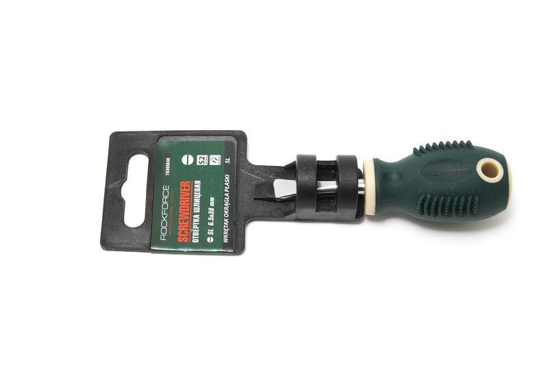 Викрутка магнітна «Profi» S2 SL6.5х38мм, на пластиковому тримачі Одеса - фото 1