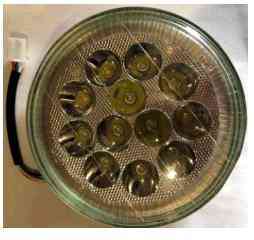 Фара LED(вставка у фару) ІЖ, МТ кругла 12 діод VDK Київ