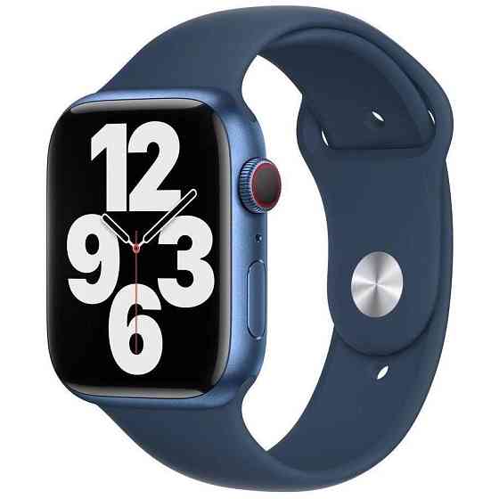 Ремінець Apple Sport Band для Apple Watch 45mm Abyss Blue (MKUW3) ( Синій ) Харьков