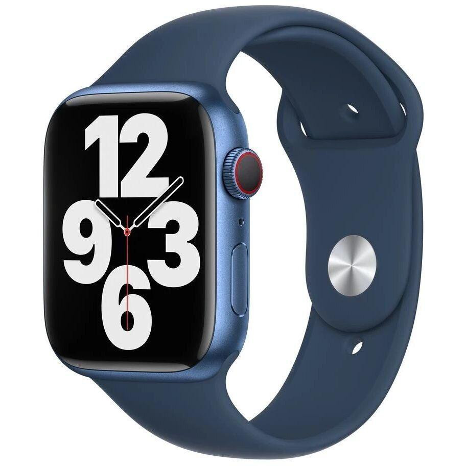 Ремінець Apple Sport Band для Apple Watch 45mm Abyss Blue (MKUW3) ( Синій ) Харьков - изображение 4