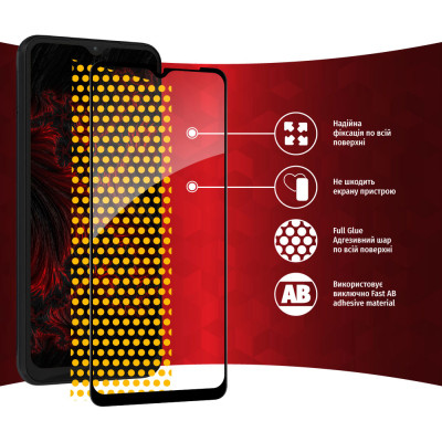 Стекло защитное Intaleo Full Glue Samsung A04 (1283126544835) Винница - изображение 6