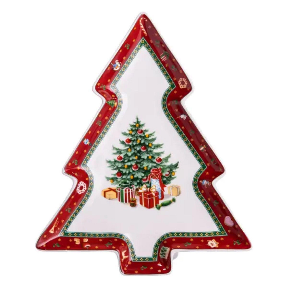 Сервірувальне новорічне блюдо для закусок Christmas 29×24×2 (см) порцеляна HP-SDHK-17 Київ - фото 7