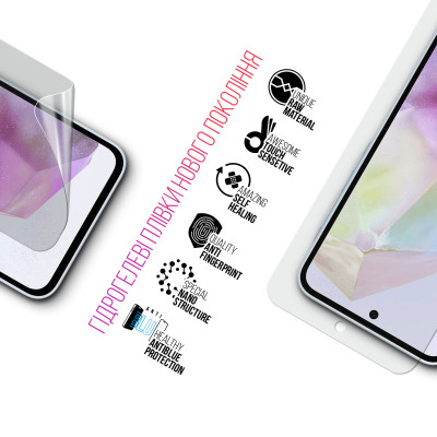 Плівка захисна Armorstandart Kit Clear + Anti-Blue Samsung A35 5G (A356) (ARM80687) Вінниця - фото 3