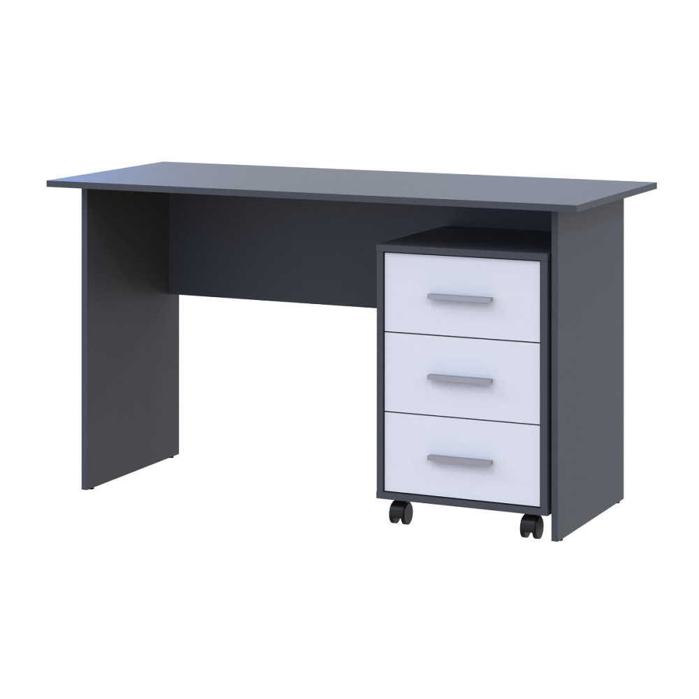 Офісний стіл Doros Т3 120х60х78 см Графіт/Білий (DRS-011315) Львів - фото 5