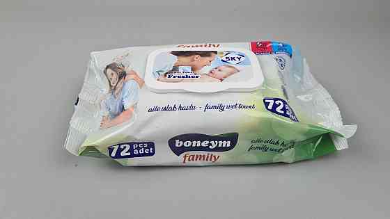 Влажная салфетка  72 шт с клапаном 