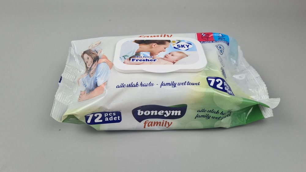 Влажная салфетка  72 шт с клапаном 