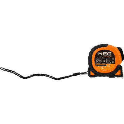 Рулетка Neo Tools Super Black, 3мx16мм, с фиксатором сматывания, магнит (67-241) Винница - изображение 8