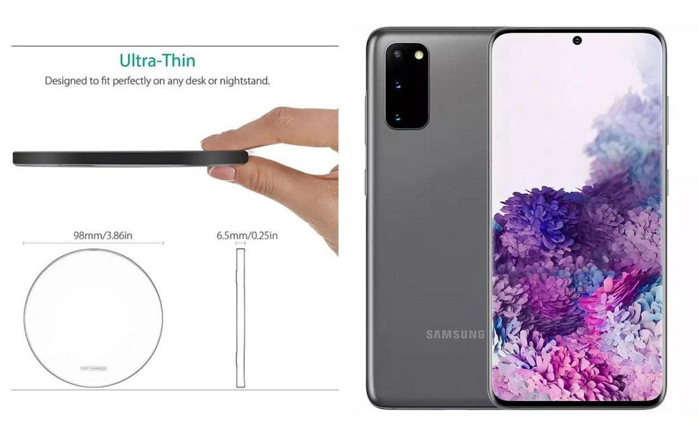 Бездротовий зарядний пристрій Copper до 30W для Nothing Phone (1), USB-C, LED Київ - фото 3