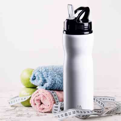 Пляшка для води Line Art Frontera сталева 750 мл біла (60013322LA-08) Вінниця