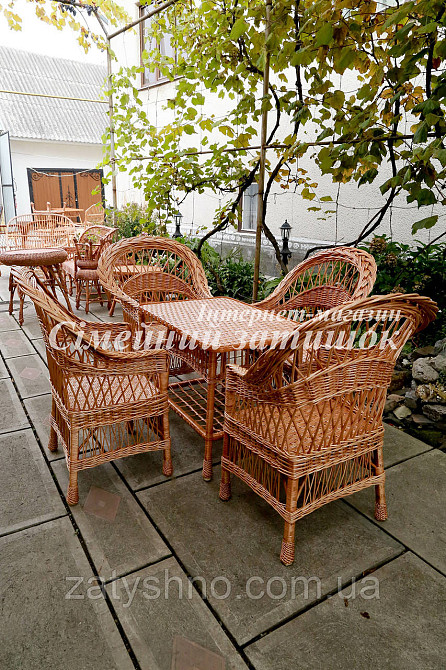 Мебель плетеная из лозы на 4 персоны Киев - изображение 4