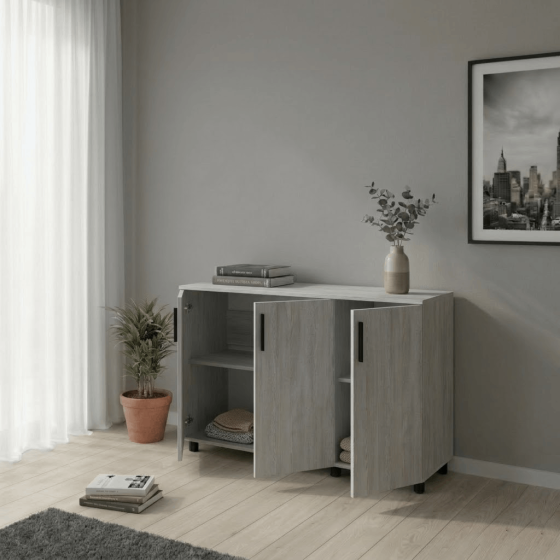 Комод Doros Торн Сосна Натті 3 ДСП 135х51.6х80 (DRS-012102) Дніпро