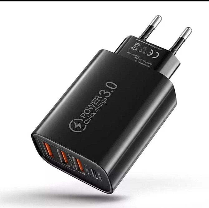 Блок зарядки 5A/30W Quick Charge (швидка зарядка) USB, Type-C Київ - фото 2