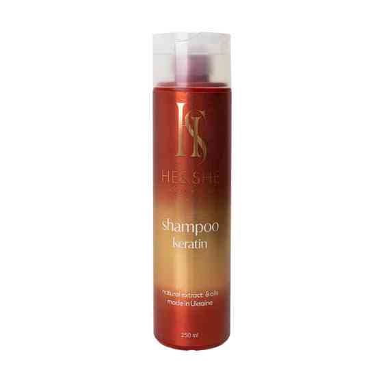 Шампунь з кератином He&She cosmetics 250 мл Вінниця