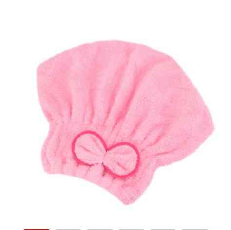 Шапочка полотенце для сушки волос универсальный розовый Киев