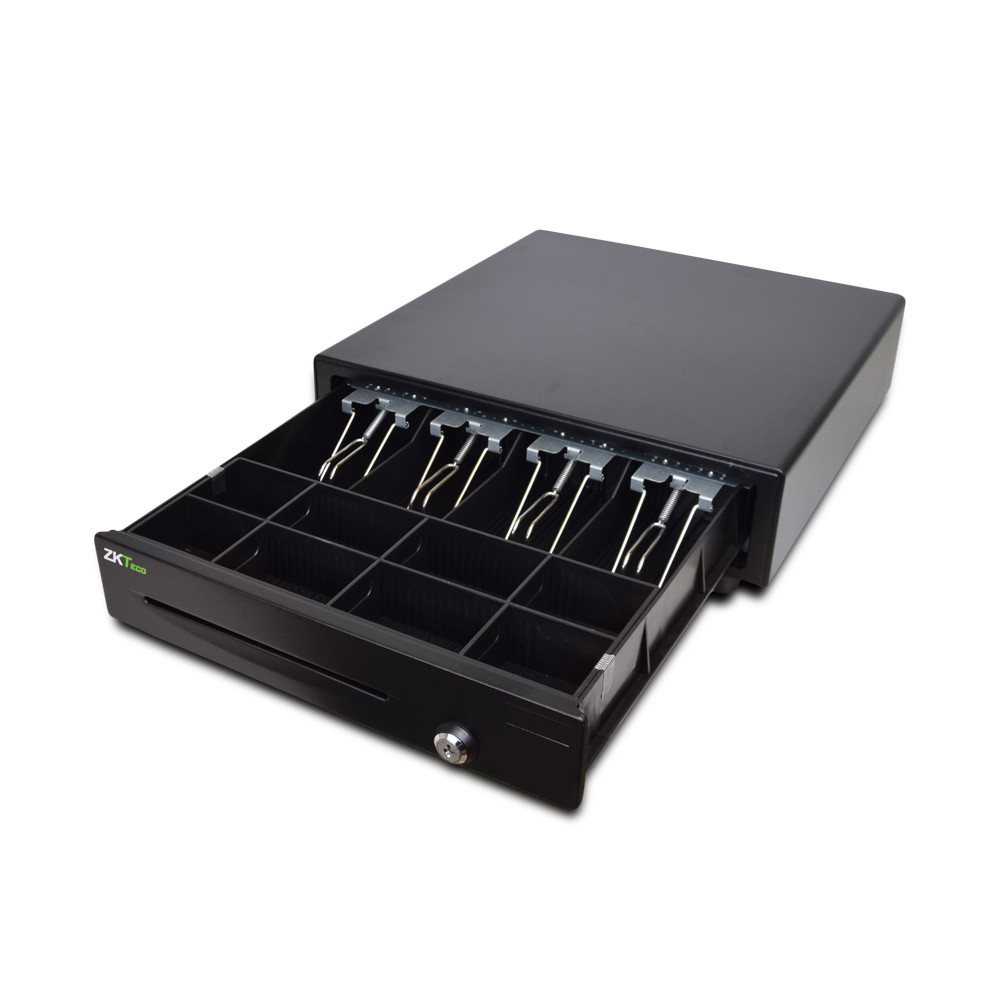 Грошова скринька ZKTeco ZKC0408, 4 відсіки для купюр, 8 для монет і 1 для чеків Киев - изображение 1