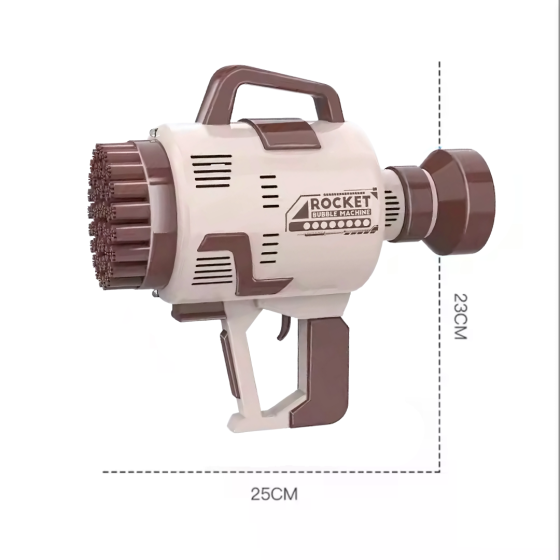Пистолет для мыльных пузырей на аккумуляторе, генератор мыльных пузырей, мыльные пузыри для детей, коричневый Каменец-Подольский