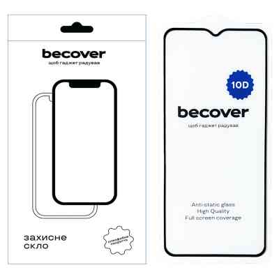 Скло захисне BeCover ZTE Blade A34 10D Black (712336) Вінниця