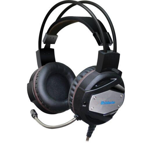 Игровые наушники Defender Warhead G-500 2.5м (Черно-коричневые) Винница - изображение 1