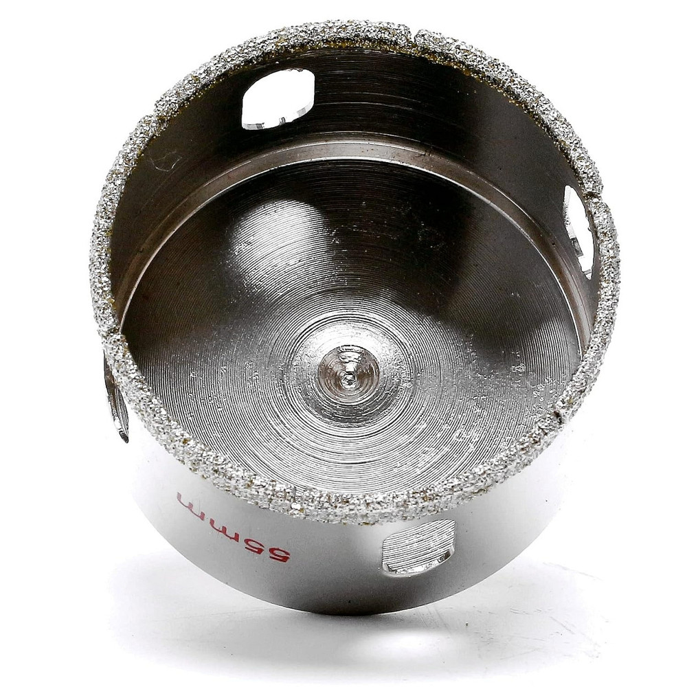 Алмазні коронки, коронки для плитки, коронки для розеток, коронки по керамограніту, коронки для плитки 55 мм (410859162) Київ - фото 4