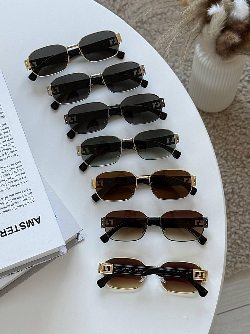 Модные очки унисекс на среднее лицо с металлической оправой MasterSem Киев - изображение 8