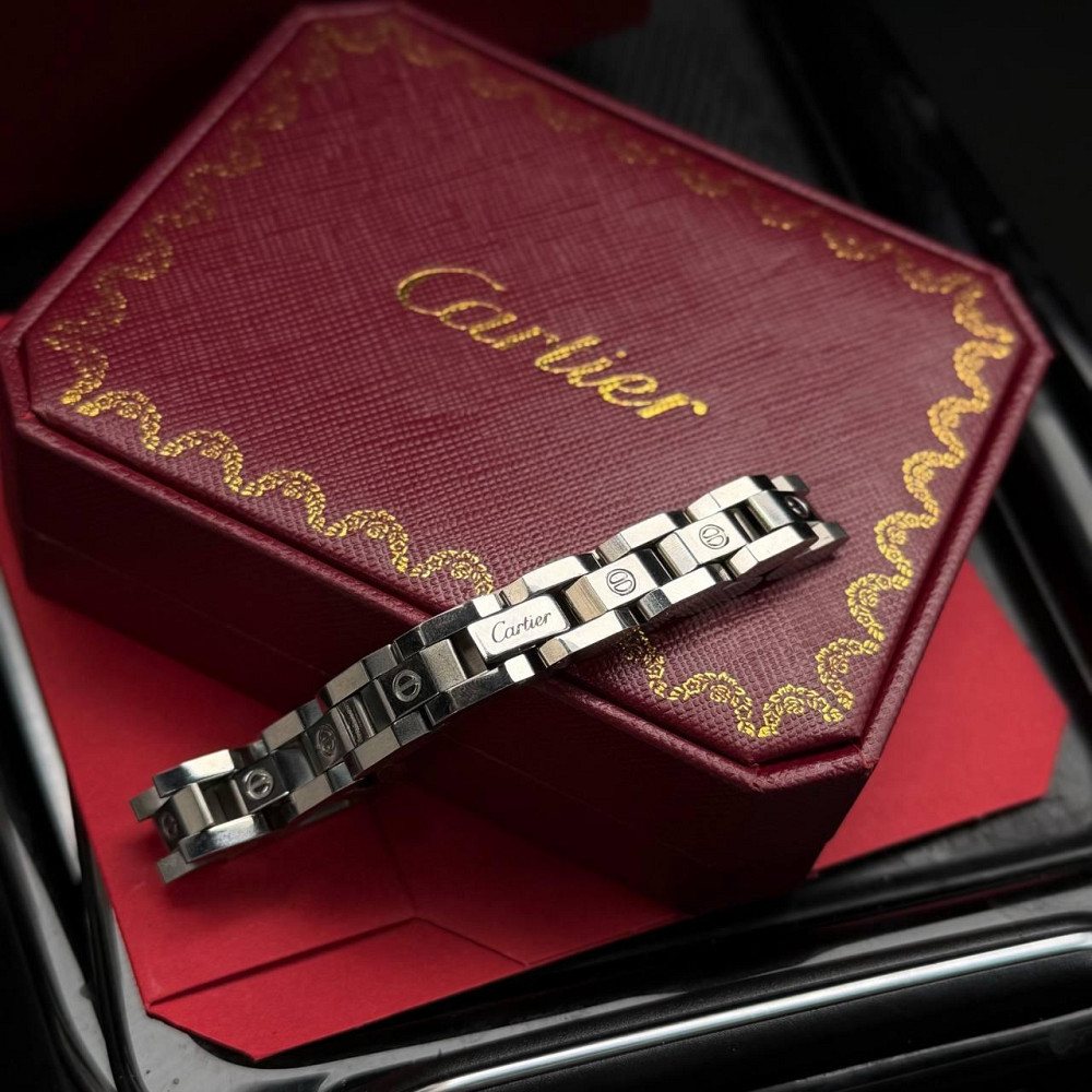 Мужской фирменный браслет Cartier (6110), фирменная упаковка Киев - изображение 7