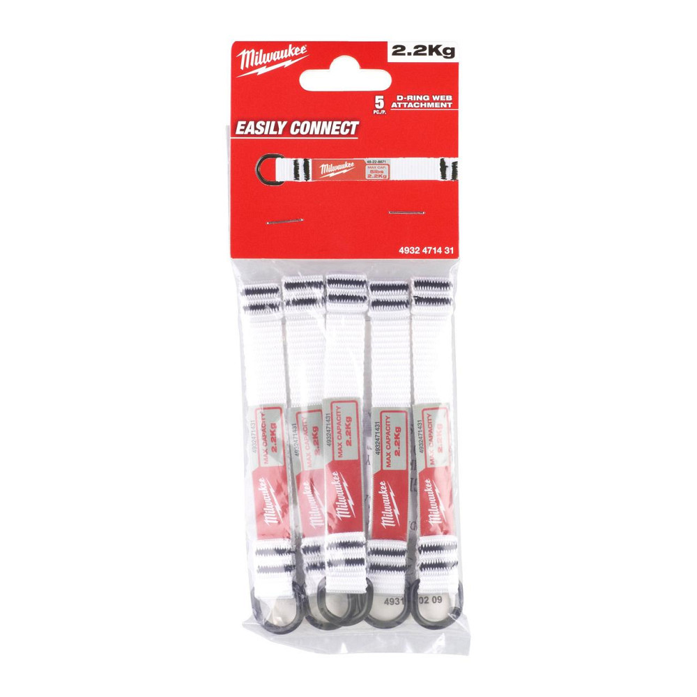 D-образне кільце MILWAUKEE з брелоком для кріплення ручного інструменту (5шт.) Одеса - фото 4