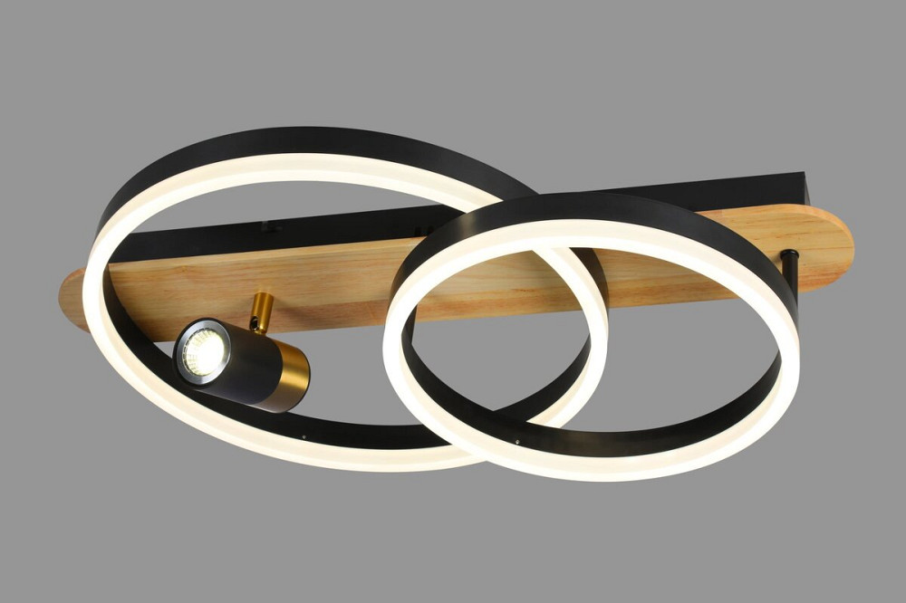 VALESO Люстра стельова світлодіодна VALESO 77084/2+1, чорний Коломия - фото 2