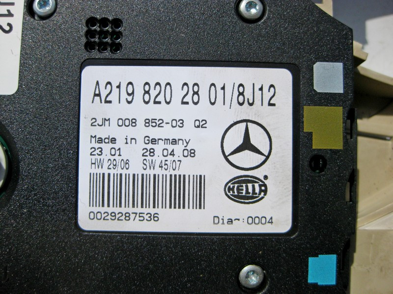 Mercedes-Benz  A2198202801 8J12 Плафон стельовий передній світло-бежевий під люк CLS C219 Одесса - изображение 3