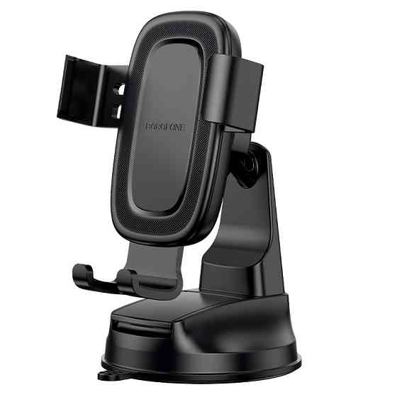 Автотримач для телефона BOROFONE BH130 Follower gravity car holder(center console) Black Одеса