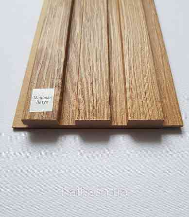 Стеновая реечная панель МДФ 117х12х2800 мм Моблан натура СП12117-6 Киев