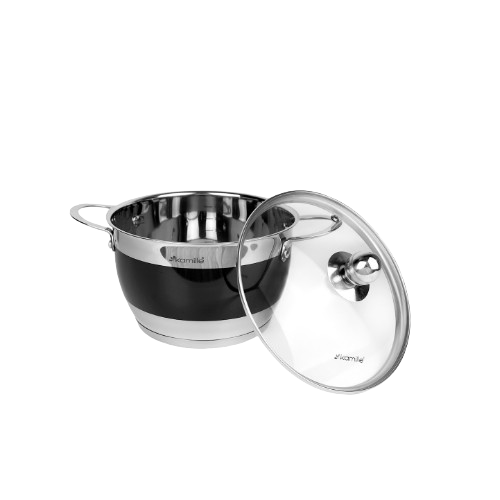 Набір каструль 8 предметів (каструлі 2/2,7/3,6/5,9л) нержавіюча сталь 5766 KAMILLE Житомир