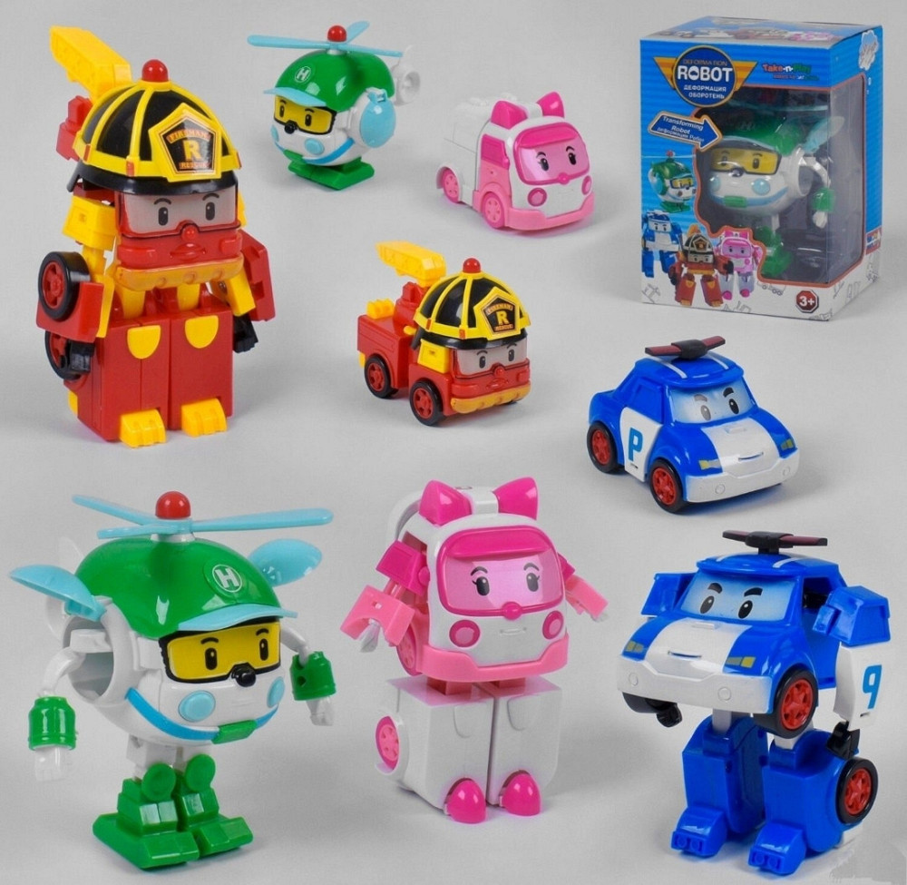 Трансформеры Робокар Поли (Robocar Poli) 4 - вида. Харьков - изображение 5