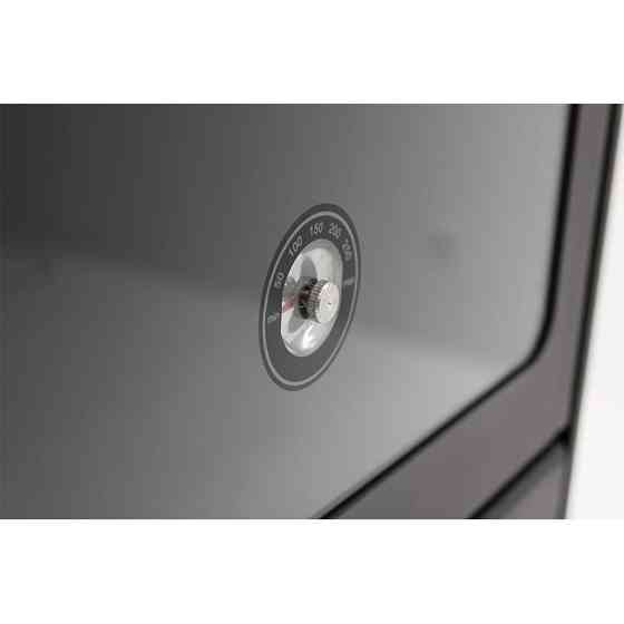 Піч-камін з духовкою Hosseven Rose Oven 10 кВт шамотна топка буржуйка на дровах зі склом верхній димохід Туреччина Київ