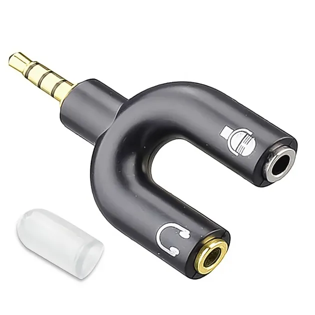 Спліттер Y-типу 2x1 для навушників і мікрофона Київ - фото 9