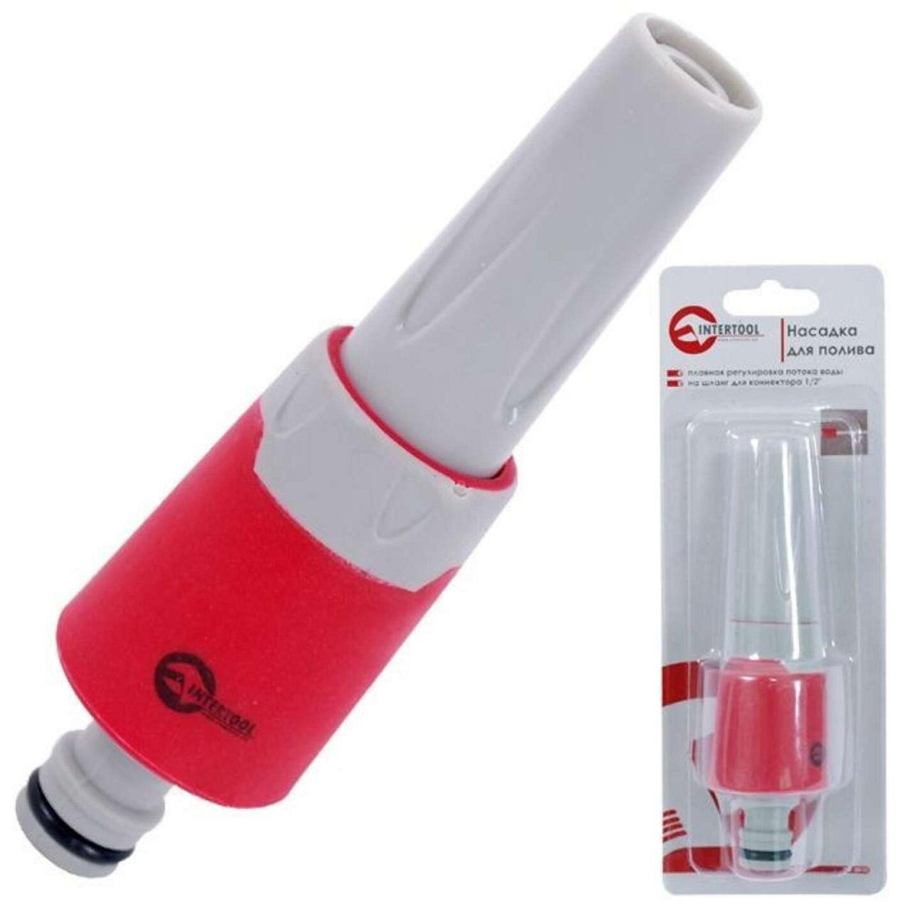Насадка для поливу з плавним регулюванням потоку води на шланг для конектора 1/2 Мукачево - фото 1