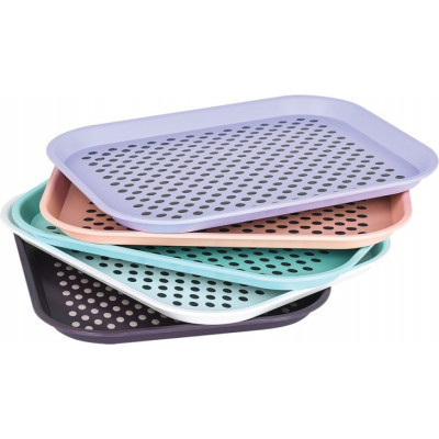 Поднос Irak Plastik з протиковзким покриттям біла (5595) Винница - изображение 5