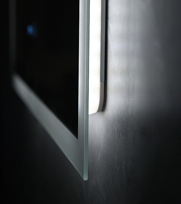 Дзеркало Mixxus FLAT MR04-100x80 з LED Touch, Anti-fog, димером, регулюванням яскравості, годиннико  ( MI6927 ) 35418 Харків - фото 5