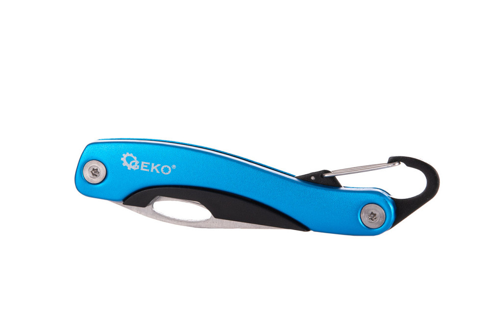 Монтерський складаний ніж (цизорик) "GeKo" з карабінчиком, лезо нержавіючої сталі Київ - фото 4