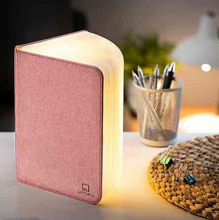 Светильник-книга на аккумуляторе Gingko Largue Urban (Розовый) Киев