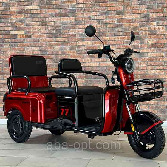 Електричний трицикл з кузовом Corso BIG SIG7 1200W-72V-23Ah Шини:10"/10" купити дешево Україна Одеса